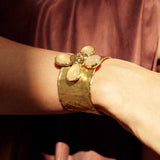 Lava Rose Wide Cuff Bracelet - floysun