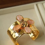 Lava Rose Wide Cuff Bracelet - floysun