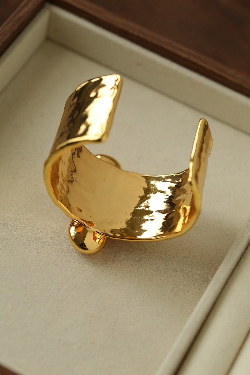 Lava Rose Wide Cuff Bracelet - floysun