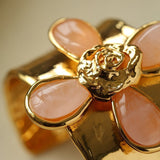 Lava Rose Wide Cuff Bracelet - floysun