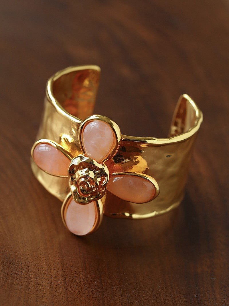 Lava Rose Wide Cuff Bracelet - floysun