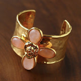 Lava Rose Wide Cuff Bracelet - floysun