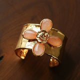 Lava Rose Wide Cuff Bracelet - floysun