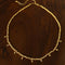 Lava Textured Multi-Charm Dangle Gold Layering Necklace - floysun