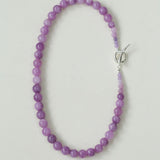 Lavender Grapevine Gemstone Beaded Necklace - floysun