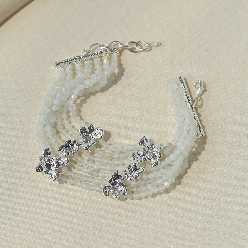 Layered Cat Eye Stone Bracelet - floysun