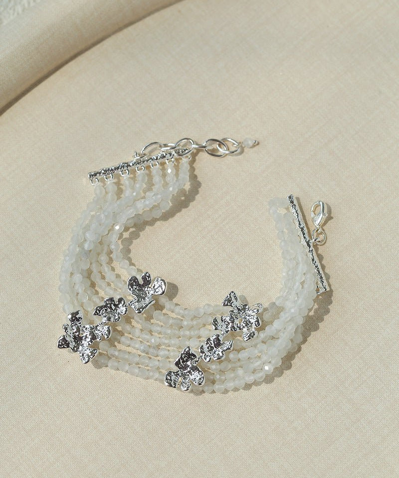 Layered Cat Eye Stone Bracelet - floysun