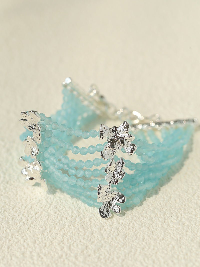 Layered Cat Eye Stone Bracelet - floysun