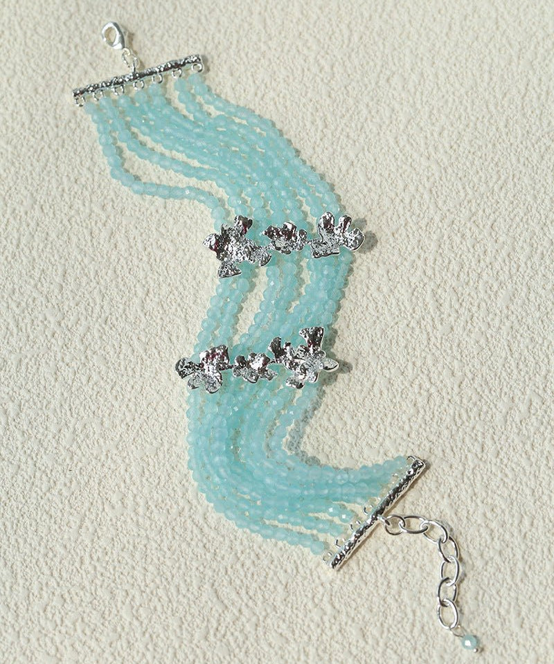 Layered Cat Eye Stone Bracelet - floysun