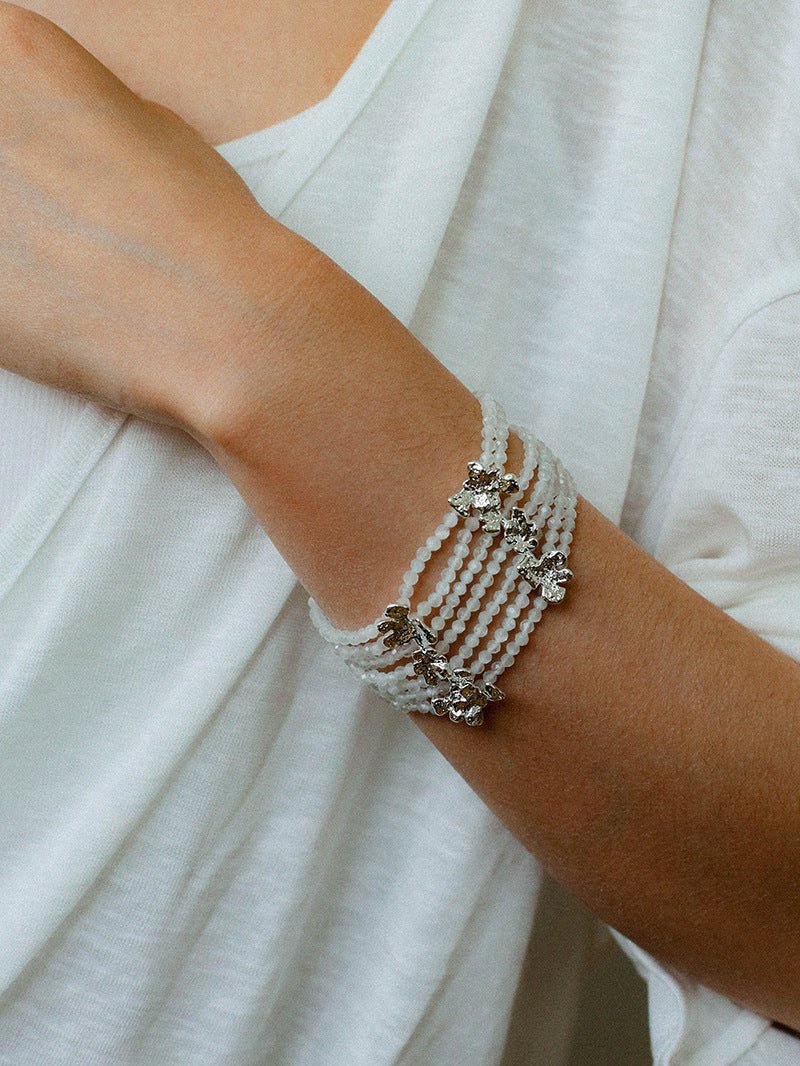Layered Cat Eye Stone Bracelet - floysun