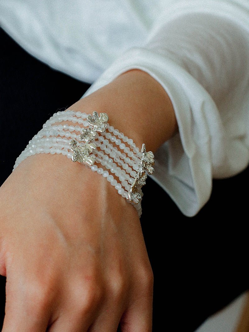 Layered Cat Eye Stone Bracelet - floysun