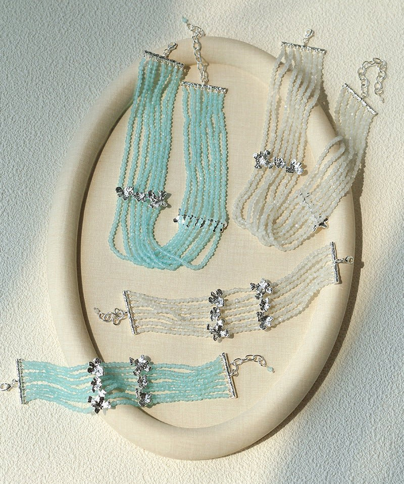 Layered Cat Eye Stone Choker - floysun