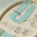 Layered Cat Eye Stone Choker - floysun