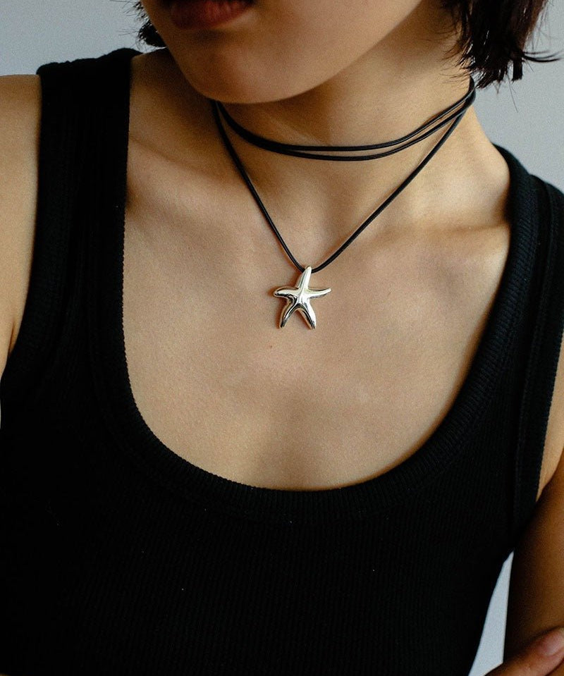 Leather Rope Love Heart Necklace - floysun
