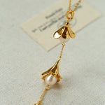 Lily of the Valley Pearl Y Necklace - floysun