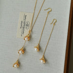 Lily of the Valley Pearl Y Necklace - floysun