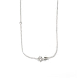 Lion Coin & Molten Charm Necklace | Vintage Two-Tone Pendant Necklace - floysun