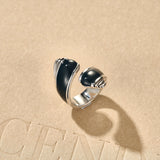 Liquid Enamel Open Ring – Original Adjustable Luxury Design - floysun