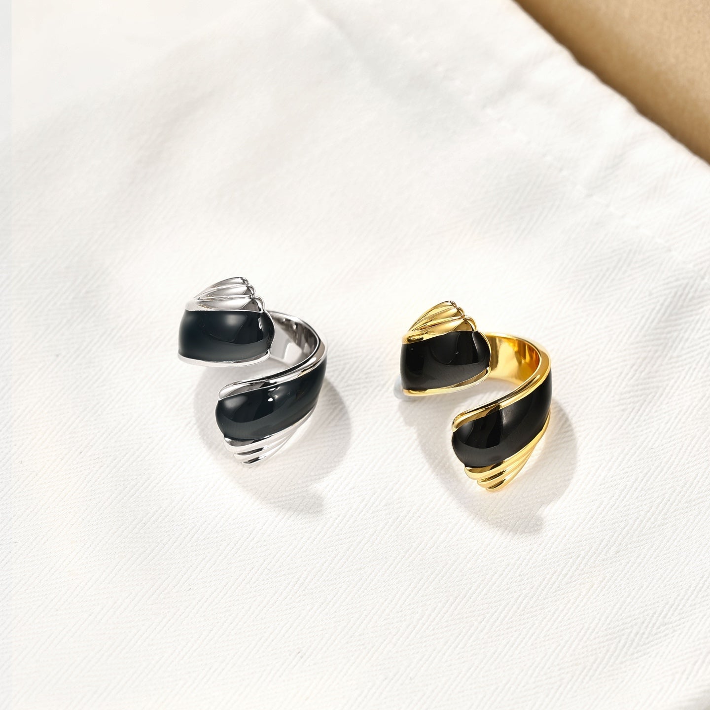 Liquid Enamel Open Ring – Original Adjustable Luxury Design - floysun