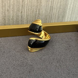 Liquid Enamel Open Ring – Original Adjustable Luxury Design - floysun