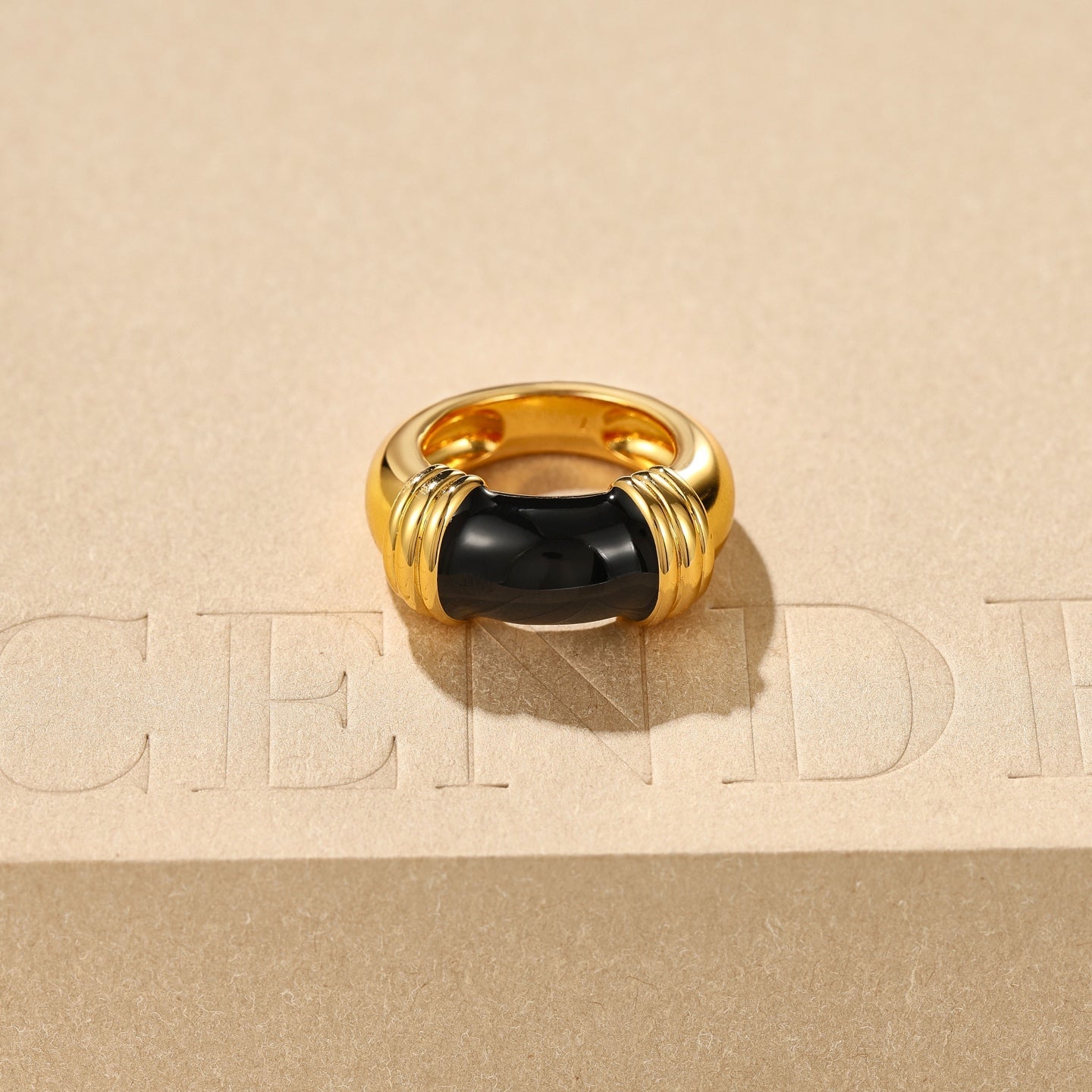 Liquid Enamel Statement Ring – Original Minimalist Luxury Design - floysun