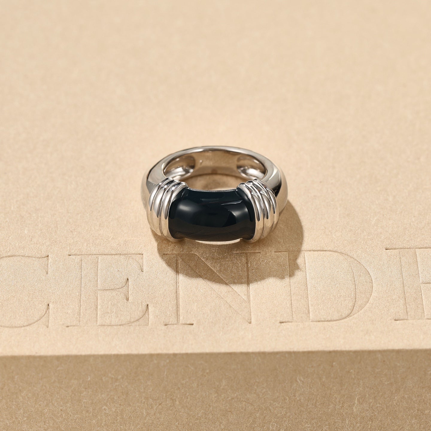 Liquid Enamel Statement Ring – Original Minimalist Luxury Design - floysun