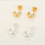 Liquid Texture Zircon Stud Earrings - floysun