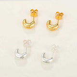 Liquid Texture Zircon Stud Earrings - floysun