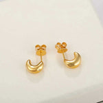 Liquid Texture Zircon Stud Earrings - floysun