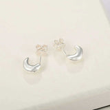 Liquid Texture Zircon Stud Earrings - floysun