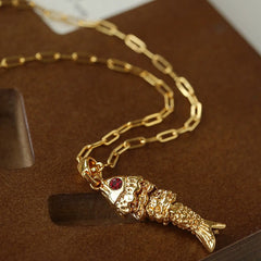 Lively Little Fish Necklace – The Soul of Your Outfit - floysun