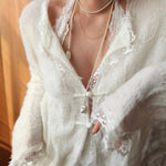 Long Baroque Beaded Pearl Sweater Necklace - floysun
