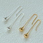 Long Curved Hook Teardrop Drop Earrings - floysun