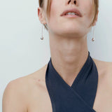 Long Curved Hook Teardrop Drop Earrings - floysun