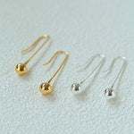 Long Curved Hook Teardrop Drop Earrings - floysun