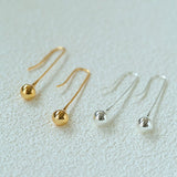 Long Curved Hook Teardrop Drop Earrings - floysun