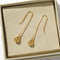 Long Curved Hook Teardrop Drop Earrings - floysun