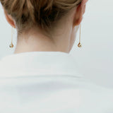 Long Curved Hook Teardrop Drop Earrings - floysun