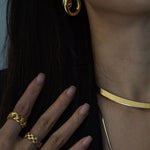 Louve Panthère - Inspired Vintage Chain Soft Ring - floysun