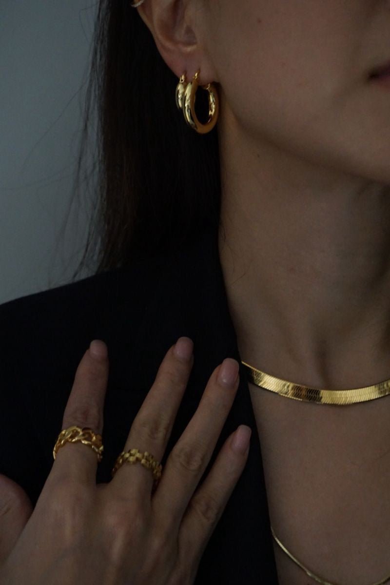 Louve Panthère - Inspired Vintage Chain Soft Ring - floysun