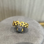 Louve Panthère - Inspired Vintage Chain Soft Ring - floysun