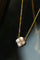 Lucky Clover Natural Stone Necklace - floysun