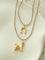 Lucky Horse & Horseshoe 2Pcs Cord Necklace Set | Meaningful Stackable Choker - floysun