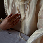 Lumina Y - Shape Freshwater Pearl Lariat Necklace - floysun