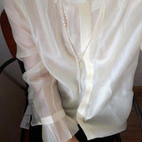 Lumina Y - Shape Freshwater Pearl Lariat Necklace - floysun