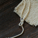 Lumina Y - Shape Freshwater Pearl Lariat Necklace - floysun