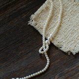 Lumina Y - Shape Freshwater Pearl Lariat Necklace - floysun