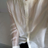 Lumina Y - Shape Freshwater Pearl Lariat Necklace - floysun