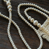 Lumina Y - Shape Freshwater Pearl Lariat Necklace - floysun