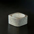 Luminous Series Floating Light Chain Square Ring - floysun